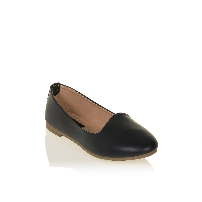 Tsoukalas Μπαλαρίνες μπλε δερματίνη ΜΠΛΕ