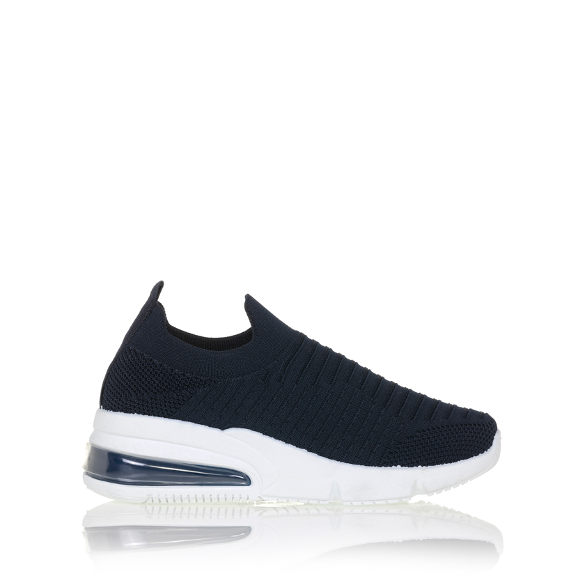 Αθλητικά μπλε υφασμάτινα με λάστιχο ΜΠΛΕ