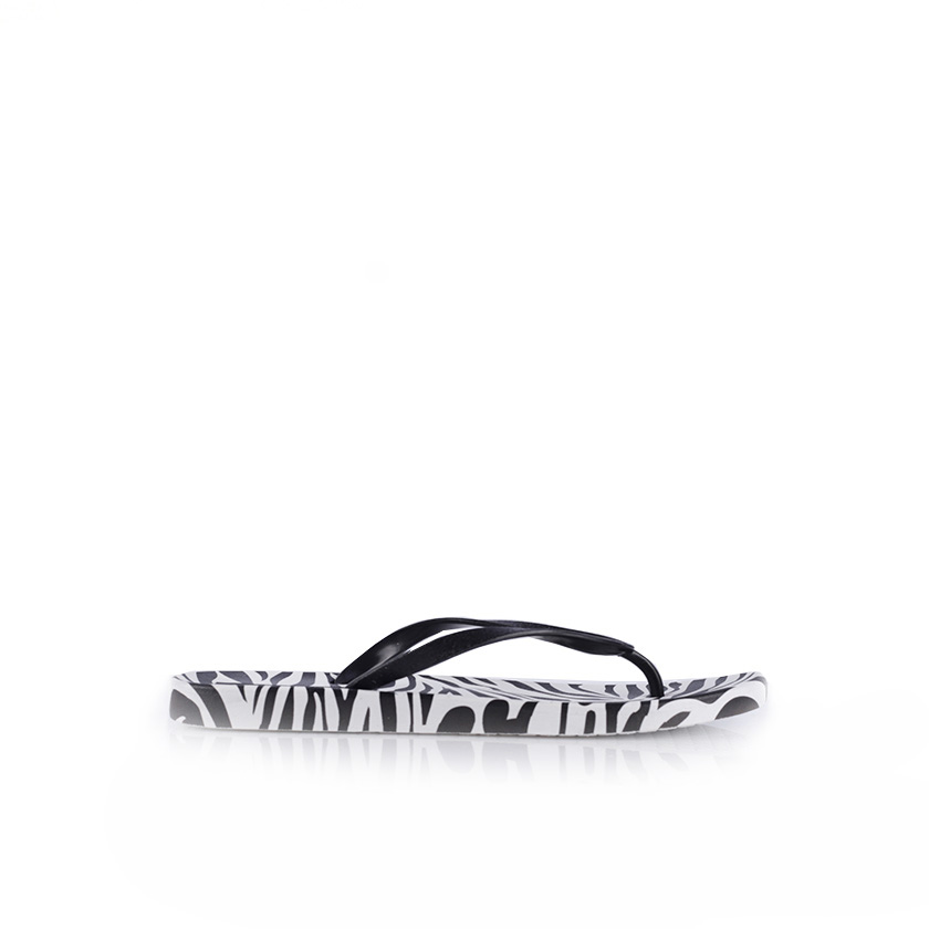 Σαγιονάρες θαλάσσης animal print ασπρόμαυρο. ΖΕΒΡΑ