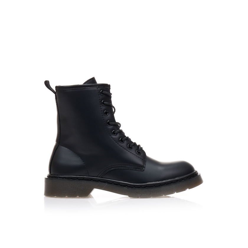 Αρβυλάκια μαύρα δερματίνη με φερμουάρ ΜΑΥΡΟ