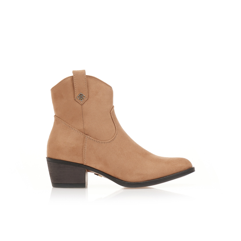 Μποτάκια cowboy σουέτ πούρο ΠΟΥΡΟ