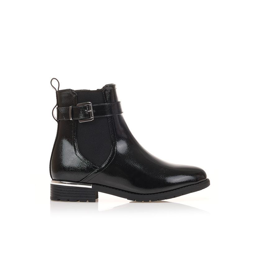 Tsoukalas Μποτάκια με λάστιχο και αγκράφα ΜΑΥΡΟ