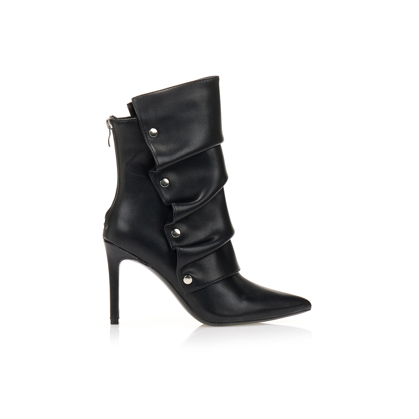 Μποτάκια με αποσπώμενη φάσα ΜΑΥΡΟ