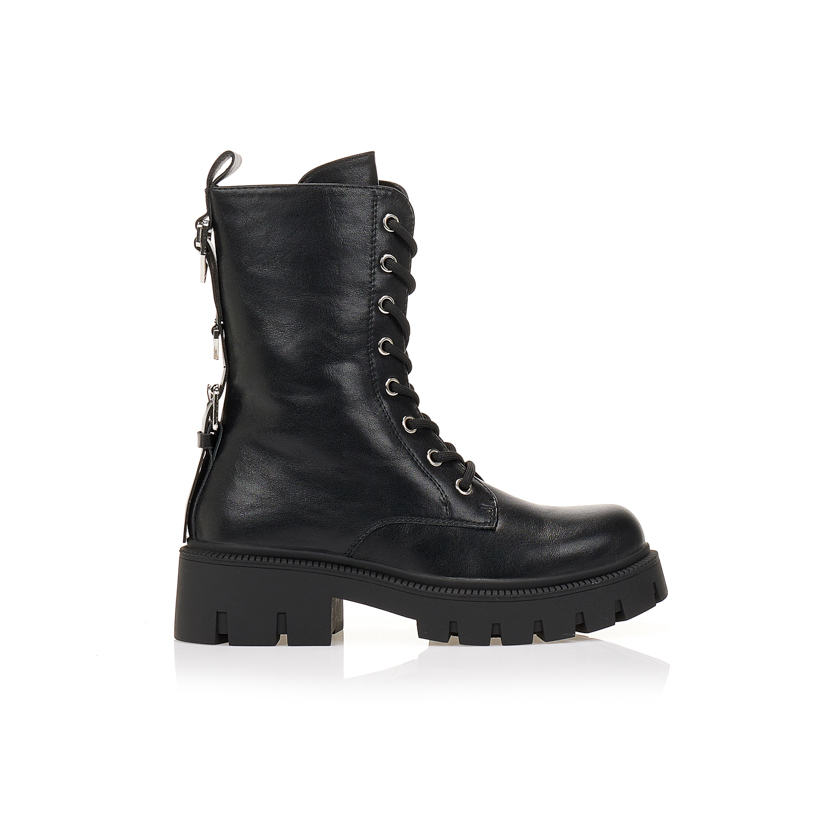 Αρβυλάκια με μεταλλικές αγκράφες πίσω ΜΑΥΡΟ