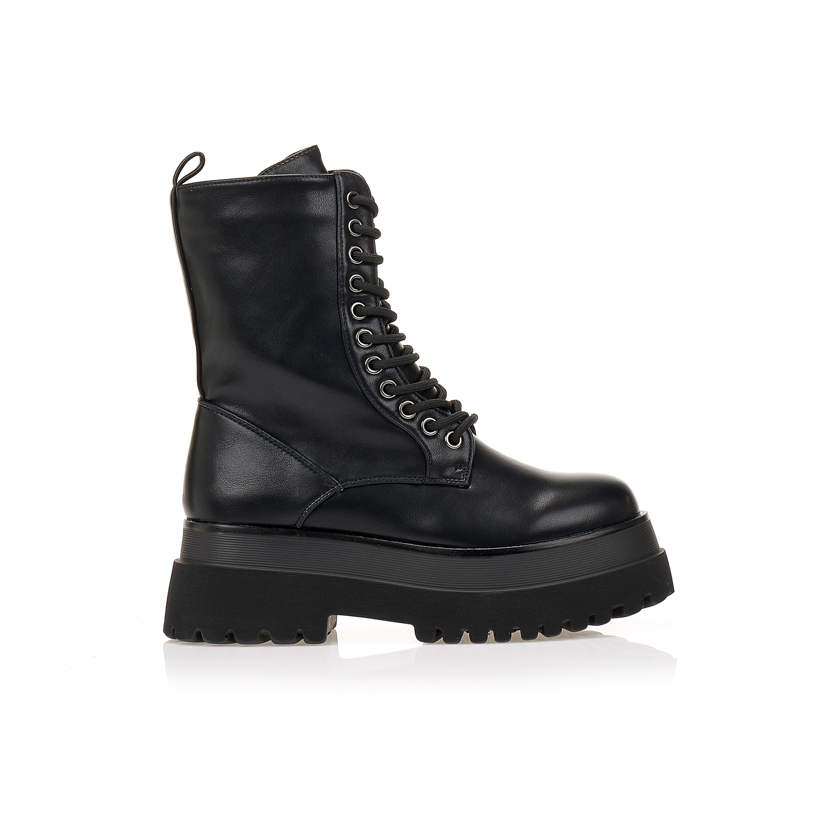 Αρβυλάκια δίπατα με τρακτερωτή σόλα ΜΑΥΡΟ