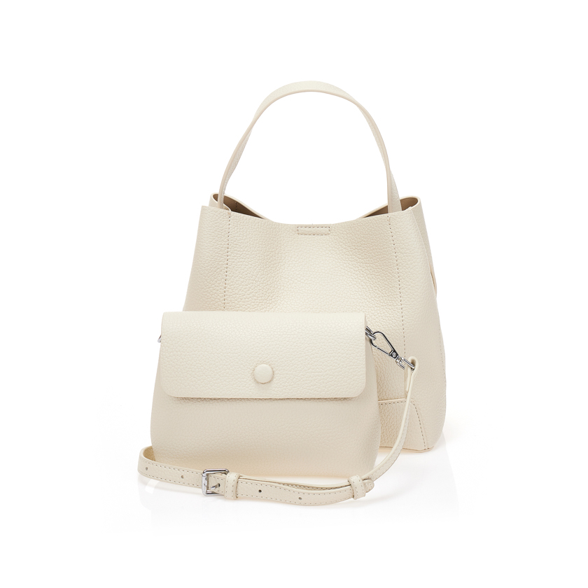 Tsoukalas Τσάντα ώμου με μικρό τσαντάκι ΜΠΕΖ