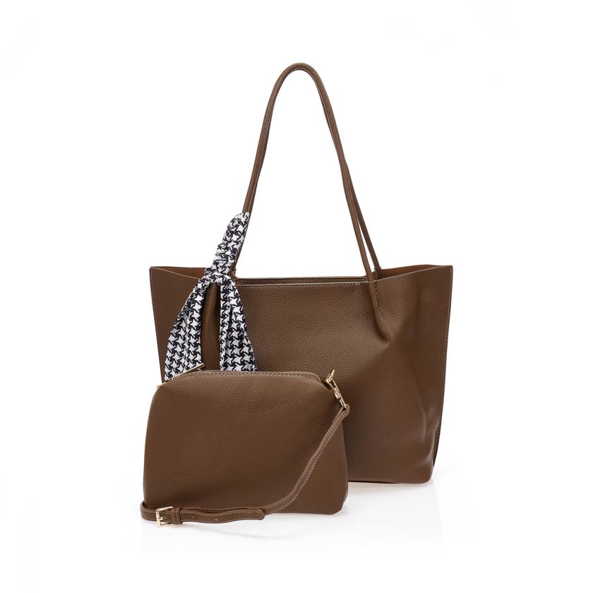 Tsoukalas Τσάντα ώμου με τσαντάκι χειρός ΤΑΜΠΑ