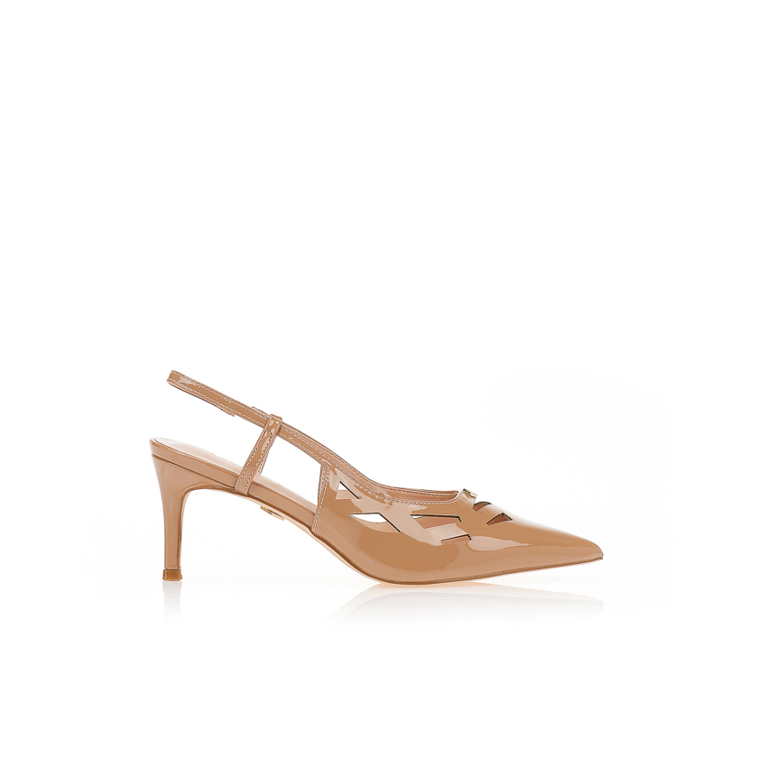 Γόβες TSOUKALAS slingback nude NUDE