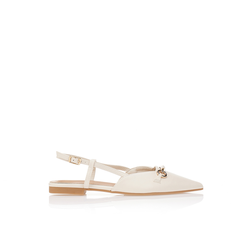 Γόβες δερματίνη με ιδαίτερη αγκράφα ΜΠΕΖ