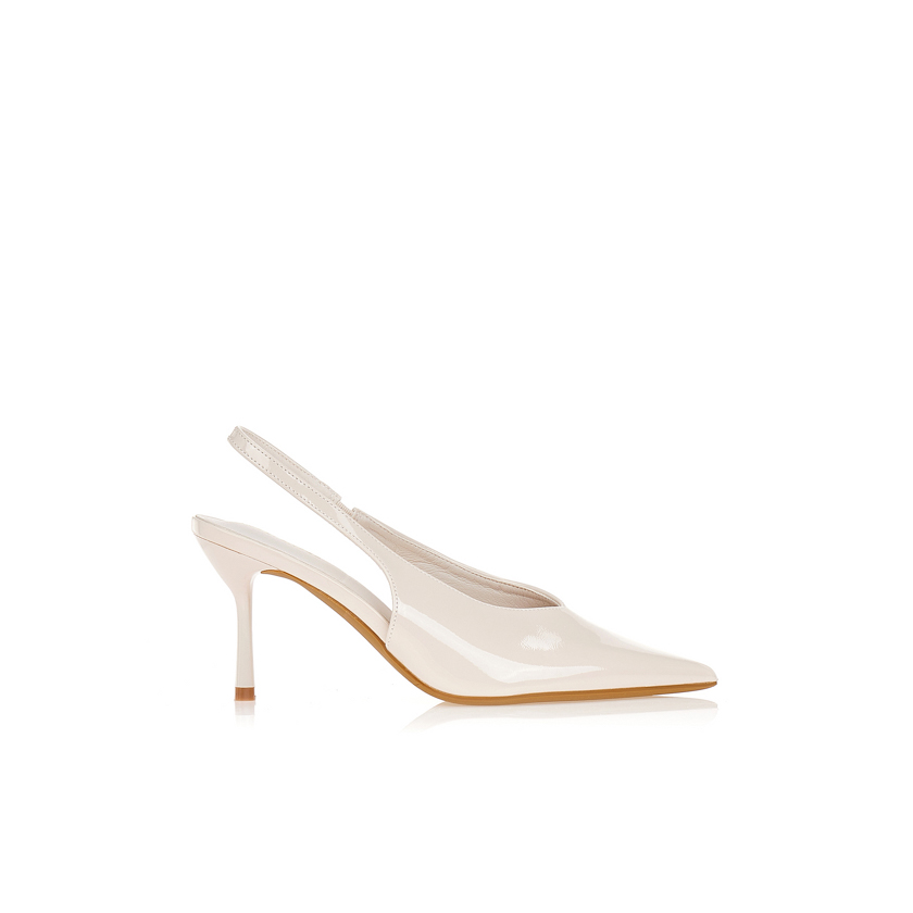 Γόβες λουστρίνι με λάστιχο ΜΠΕΖ