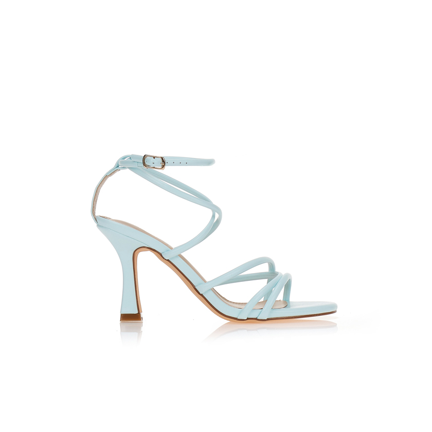 Πέδιλα γαλάζια με πολλαπλά λουράκια ΓΑΛΑΖΙΟ