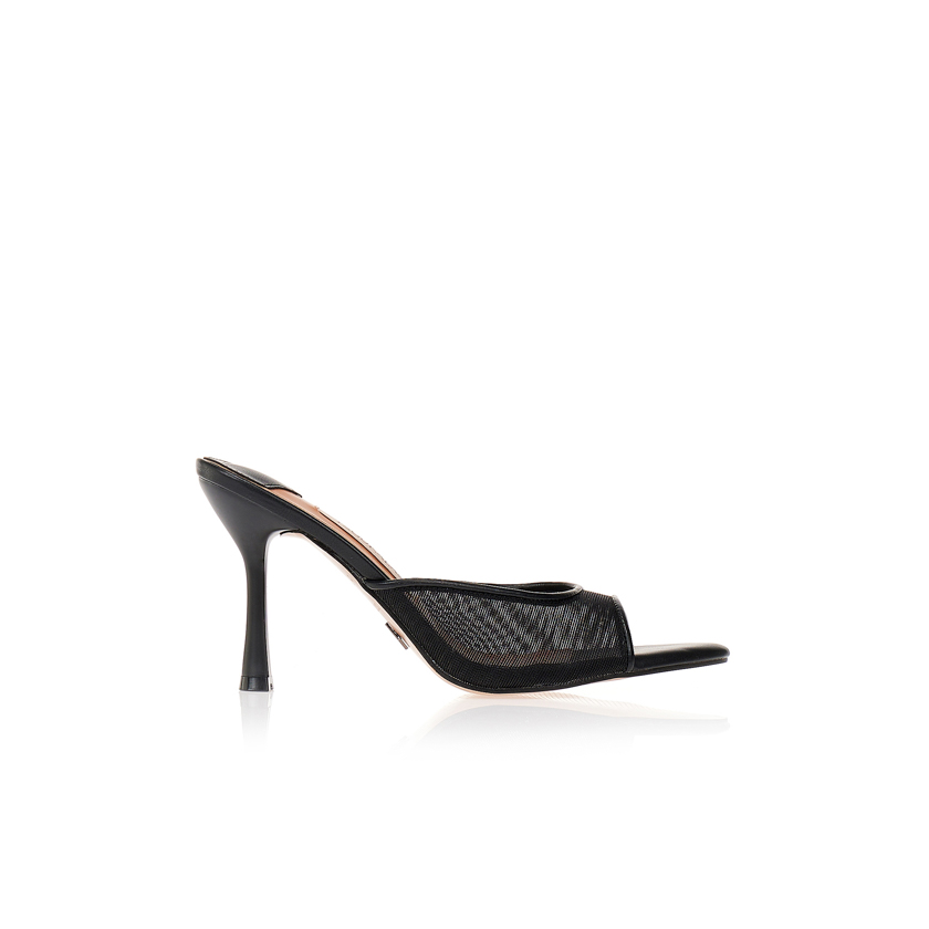 Πέδιλα TSOUKALAS μαύρα με διαφάνεια ΜΑΥΡΟ