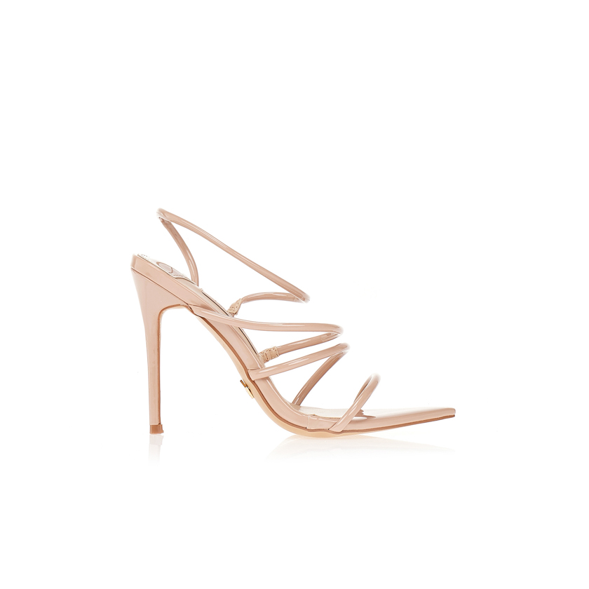 Πέδιλα TSOUKALAS με πολλαπλά λουράκια NUDE