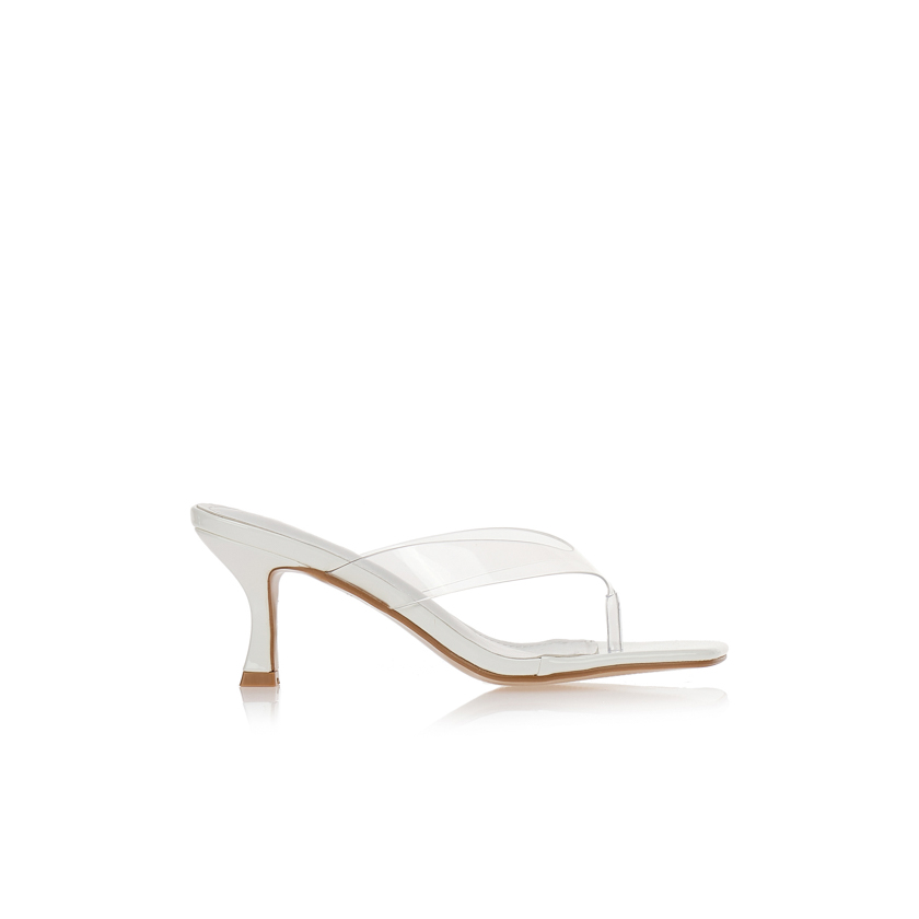 Mules με διαφάνεια ΛΕΥΚΟ