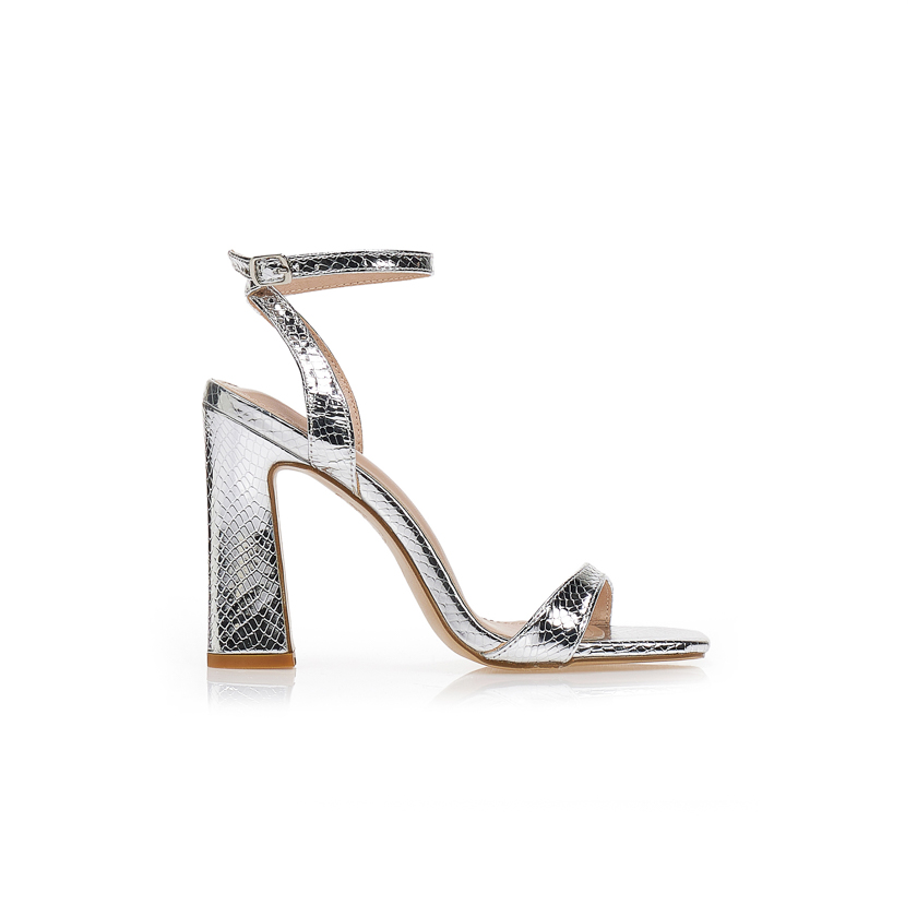 Πέδιλα με ανάγλυφο animal print σχέδιο ΑΣΗΜΙ