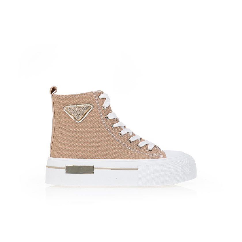 Αθλητικά μποτάκια με χρυσές λεπτομέρειες ΠΟΥΡΟ