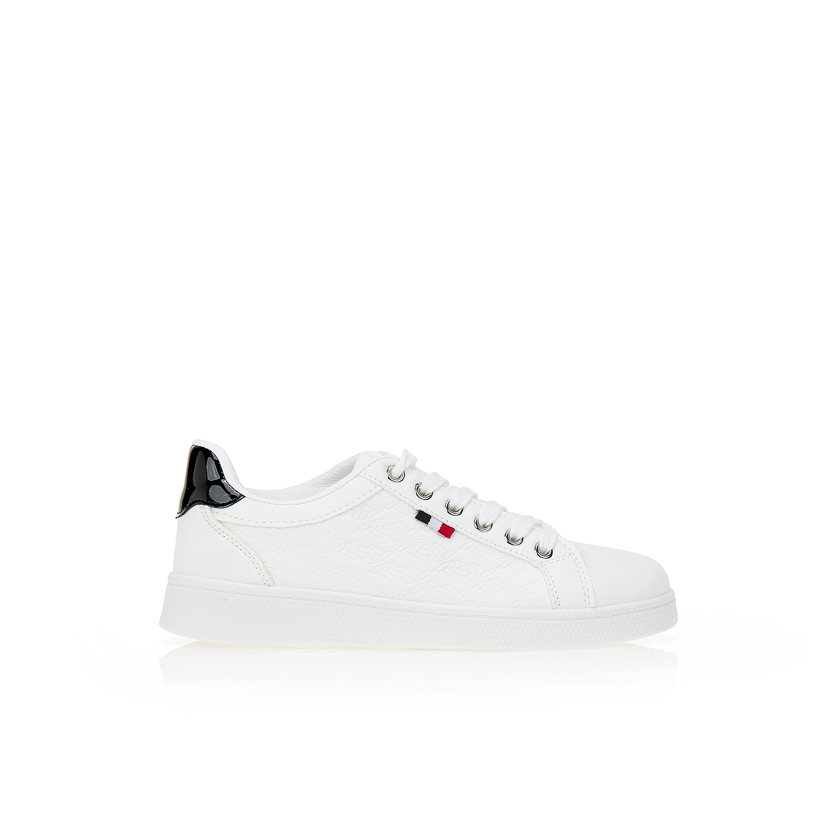 Sneakers με ανάγλυφο σχέδιο ΜΑΥΡΟ