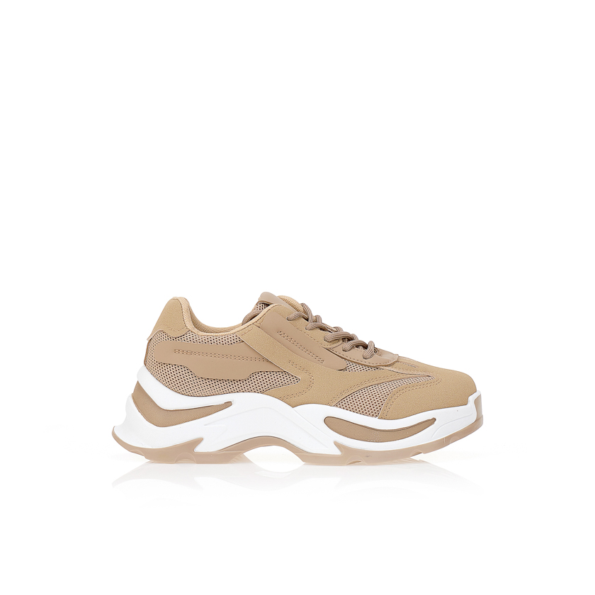 Sneakers με δίχτυ και χοντρή σόλα ΠΟΥΡΟ
