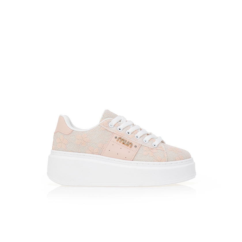 Αθλητικα με γκλίτερ και δαντέλα ΡΟΖ