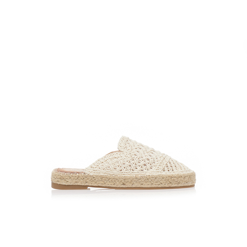 Εσπαντρίγιες με διάτρητο πλεκτό μοτίβο ΜΠΕΖ