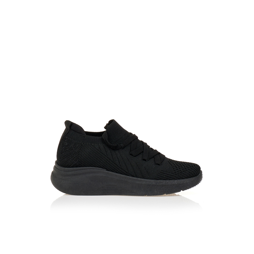 Sneakers κάλτσα μαύρα ΟΛΟΜΑΥΡΟ