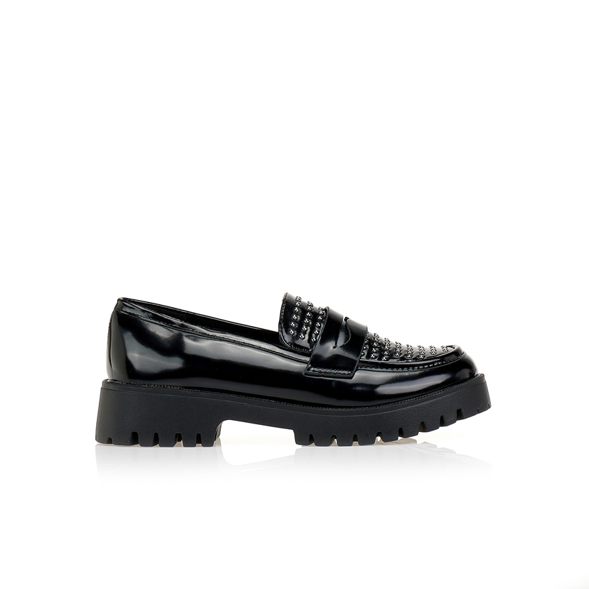 Oxfords μαύρα με τρουκς ΜΑΥΡΟ