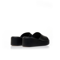 Flatforms μαύρα δερματίνη