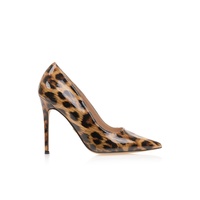 Γόβες animal print λουστρίνι μυτερές