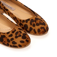 Μπαλαρίνες animal print σουέτ