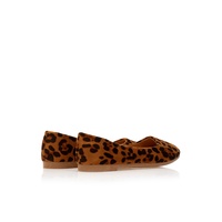 Μπαλαρίνες animal print σουέτ