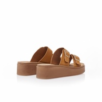 Flatforms κάμελ δερματίνη με ρυθμιζόμενη φάσα