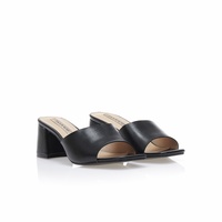 Mules μαύρα δερματίνη