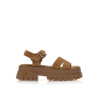 Flatforms κάμελ σουέτ
