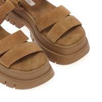 Flatforms κάμελ σουέτ