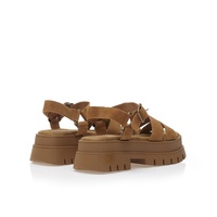 Flatforms κάμελ σουέτ