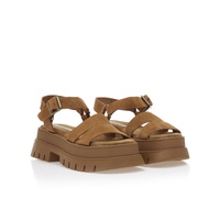 Flatforms κάμελ σουέτ