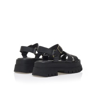 Flatforms μαύρα δερματίνη