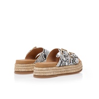 Flatforms animal print δερματίνη με ρυθμιζόμενη φάσα