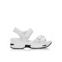 Flatforms λευκά δερματίνη με σκρατς