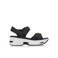 Flatforms μαύρα δερματίνη με σκρατς