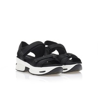 Flatforms μαύρα δερματίνη με σκρατς