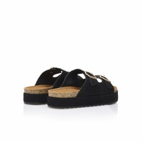 Flatforms μαύρα σουέτ