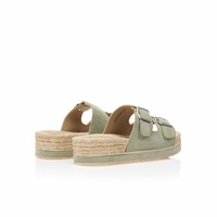 Εσπαντρίγιες flatforms λαδί σουέτ
