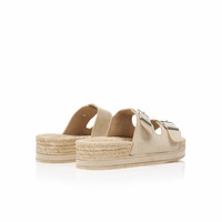 Εσπαντρίγιες flatforms μπεζ σουέτ