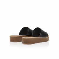 Flatforms μαύρα δερματίνη